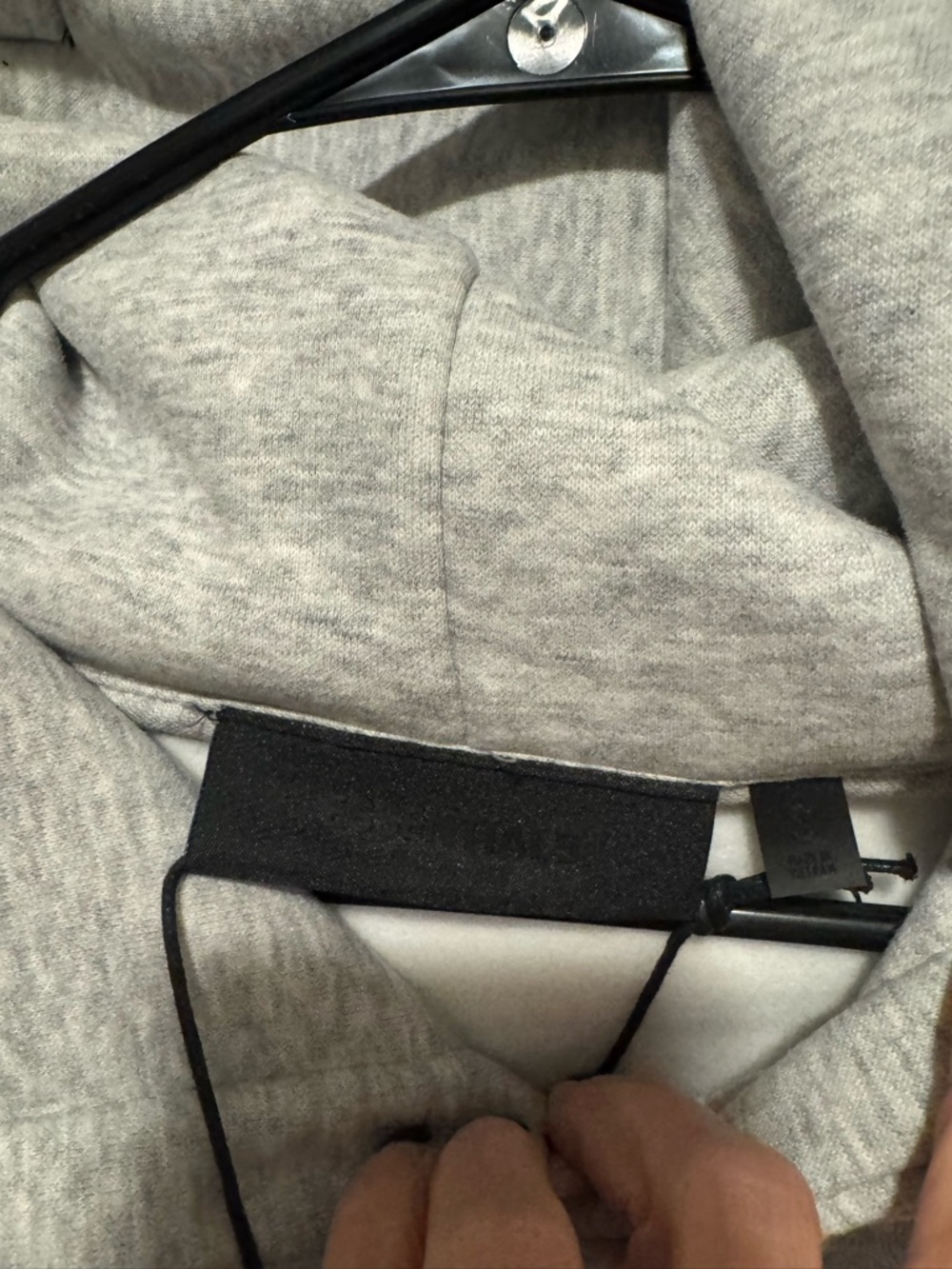 Fear of God Essentials Light Gray Pullover Hoodie - Picture 5 of 10